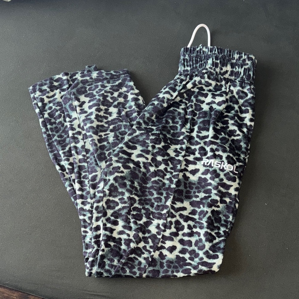 Raskol Apparel cheetah print pants